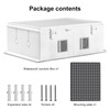 Namunanee Outdoor Electrical Junction Box, ABS Water Resistant Enclosure with