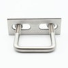 QYIMLI Stainless Steel Square U Bolt Clamp, Square Tube Clamps