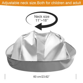 Hair Cutting Cloak, Ledeak Waterproof Hairdressing Gown Barbers Cape for Adult, Professional Hair Cutting Cape Umbrella Cloak Hair Catcher, Reusable Hairdressing Kit for Hair Styling
