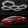 BRILLIHOOD LED Hexagon Garage Lights, 24 Pack Car Garage Light
