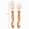 PandaEar Juego de 6 cucharas de silicona para bebé, cucharas