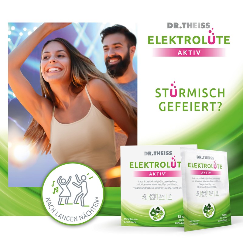 Dr. Theiss Electric Lute Active Isotonic Electrolyte Glucose Blend with