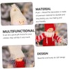 KOMBIUDA Mini Toys Xmas Decorations 4 Pack Ski Doll Decorations