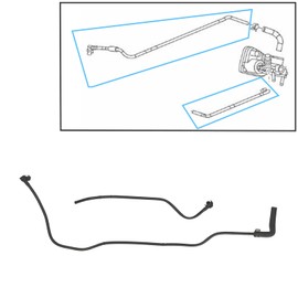 GaeaAuto Throttle Body Heater Inlet & Outlet Pipe Hose fit for 2011-2018 Chevy Cruze Limited Sonic 1.8L 1.6L #25192905