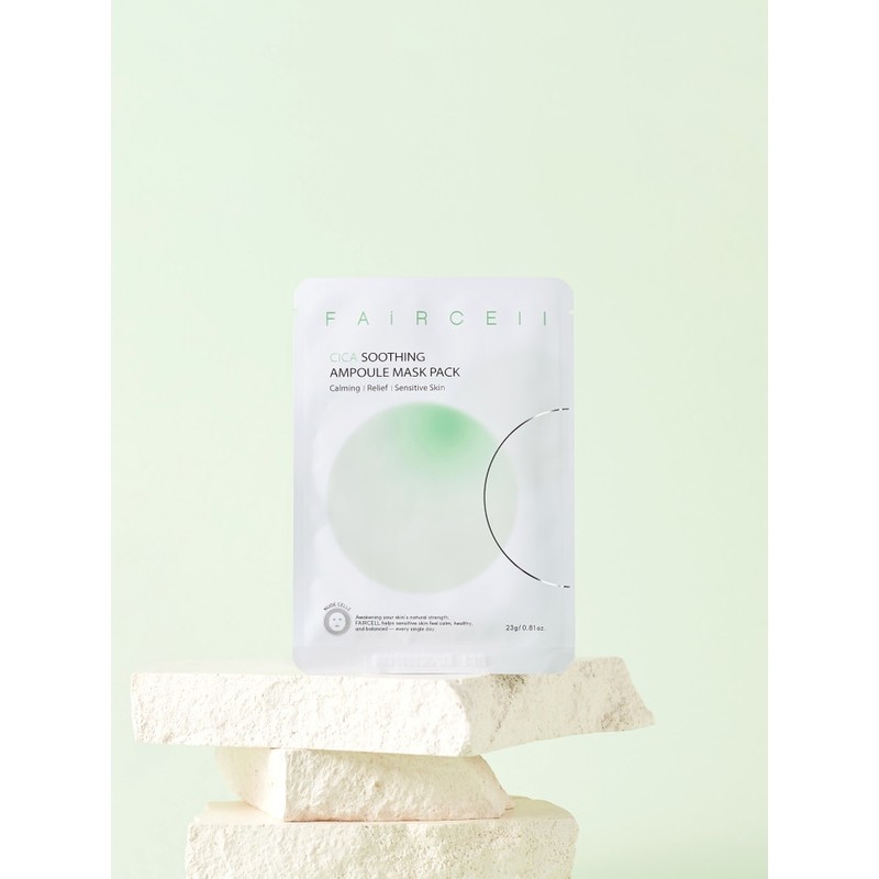 Cica soothing mask pack, soothing moisturizing pack, tea tree sheet