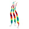 LE TOOTER 3 PCS Rainbow Fuzzy Worm Toys String Pets,Large