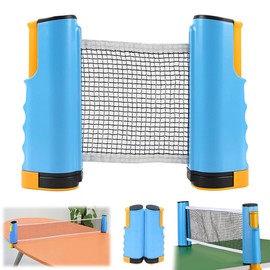GMDP 1 piece flintronic extendable portable table tennis net, table tennis net for any table, table tennis net for table, portable ping pong replacement net, table tennis net, outdoor and indoor