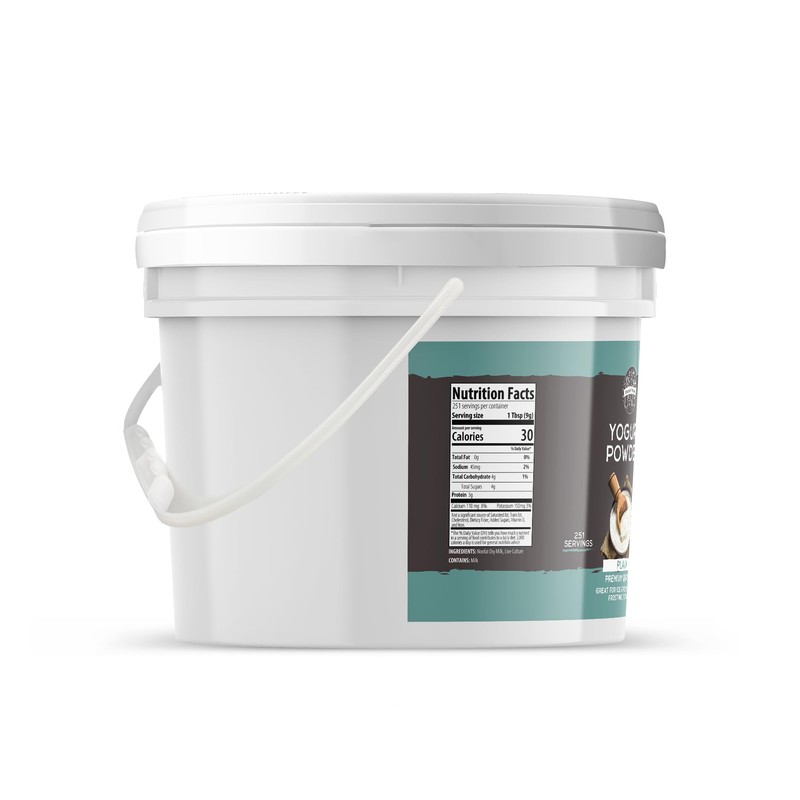 Birch & Meadow 1 Gallon of Yogurt Powder, Nutritious, From