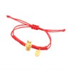 LRGKMCWTOB Chinese Zodiac Animal Charm Bracelet for Women Men, Red