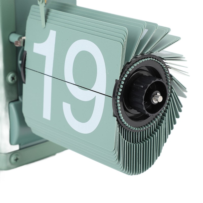 Retro Flip Down Clock with Reminder Timer Stable Accuracy Creative
