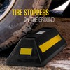 Pyle Curb Garage Vehicle Floor Stopper for Parking Safety 1PC