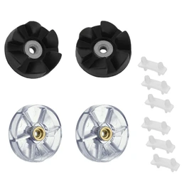 Replacement Parts Compatible with Nutribullet Blender 600W Pro 900W Blade and Base, Motor Top Base Gear and Rubber Gear Set including Shock Pad