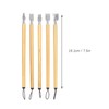 Fockety Calligraphy Pen, Natural Bamboo Material, 5 Pieces, School Supplies,