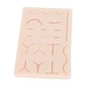 Suture Practice Pad Reusable Silicone Sature Training Skin Pad with