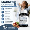 5 Magnesios Veganos Con Camu Camu 60 Cápsulas