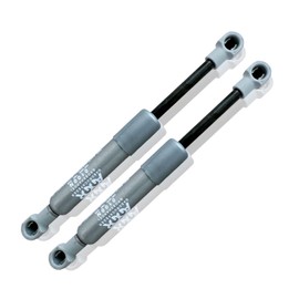 2 x RhedexX® Gas Strut 195 mm/58 mm/250N - Replacement for Stabilus Lift-O-Mat 195 mm Grey - 5329US 250N Gas Pressure Damper Kesseböhmer Kitchen Furniture Flaps Gas Spring Liftomat (without Fitting)