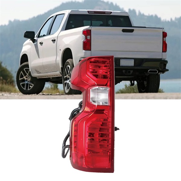 Silscvtt Rear Brake Tail Light Assembly Replacement for Chevy Silverado