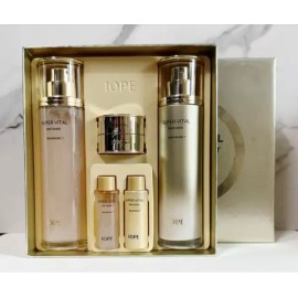 IOPE 아이오페 슈퍼바이탈 2종 기획세트 (소프너 150ml 1개 + 에멀젼 150ml 1개) Iope Super Vital 2-Set Gift Package (Softener 150ml 1 + Emulsion 150ml 1)