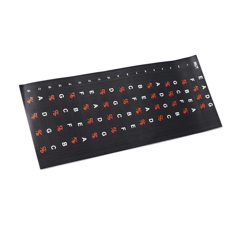 Fretboard Stickers, Bass Fret Board Decal Clear Marking for Beginner