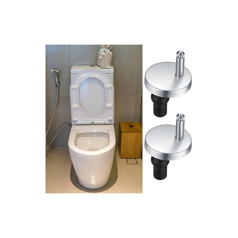 Upgraded 2 Full set Toilet Seat Hinge Fixings Top Fix