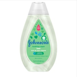 Johnson's Baby Soothing Vapor Bath with Calming Aromas to Relax Babies, Gentle No More Tears Formula, Soothes & Comforts Baby, Hypoallergenic, No Added Parabens, Sulfates & Dyes, 13.6 fl. oz