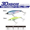 Yo-Zuri 3D Inshore Twitchbait Slow Sinking Lure, Ayu, 90mm/3-1/2