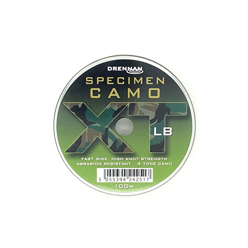 Drennan Specimen Camo XT 100m Spools : 15lb