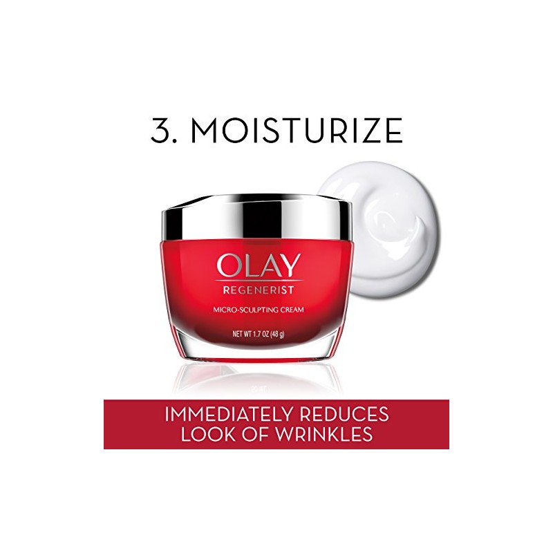 Olay Anti-Aging Skincare Kit with Regenerist Cleanser, Moisturizer & Eye