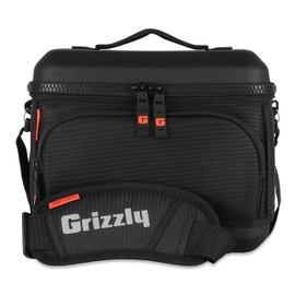 Grizzly Drifter 6-Pack | Flip-top Soft Cooler Bag | Ice Chest for Beach Boat Camping Car Fishing Golf Hiking Hunting Lunch Picnic | Lightweight Portable Insulated Waterproof | Blackout