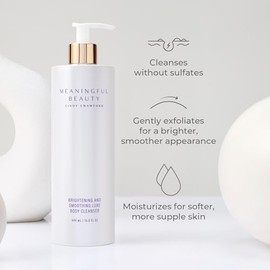 Meaningful Beauty Limpiador corporal de lujo iluminador y suavizante, 15 fl. oz