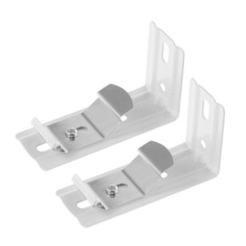 Operitacx 2 Stück Halterung Für Vertikaljalousien Vertikale Blinds Ersatzteile Mini-Rollo-halterungen Ersatzteile Für Vertikaljalousien Blinde Ersatzteile Vertikale Blinde Clips Eisen Weiß