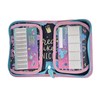 Theonoi Pencil Case Pencil Case 2 Compartments Double Decker Pencil