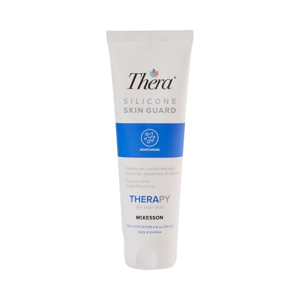 Thera Silicone Skin Guard - Moisturizing Hand and Body Cream with Fragrance-Free, Water-Resistant Barrier for Fragile, Sensitive Skin - 4 oz Tube, 1 Count
