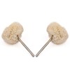 NGe 10Pcs 1" Genuine Wool Buffing Ball with 1/8" Shank,