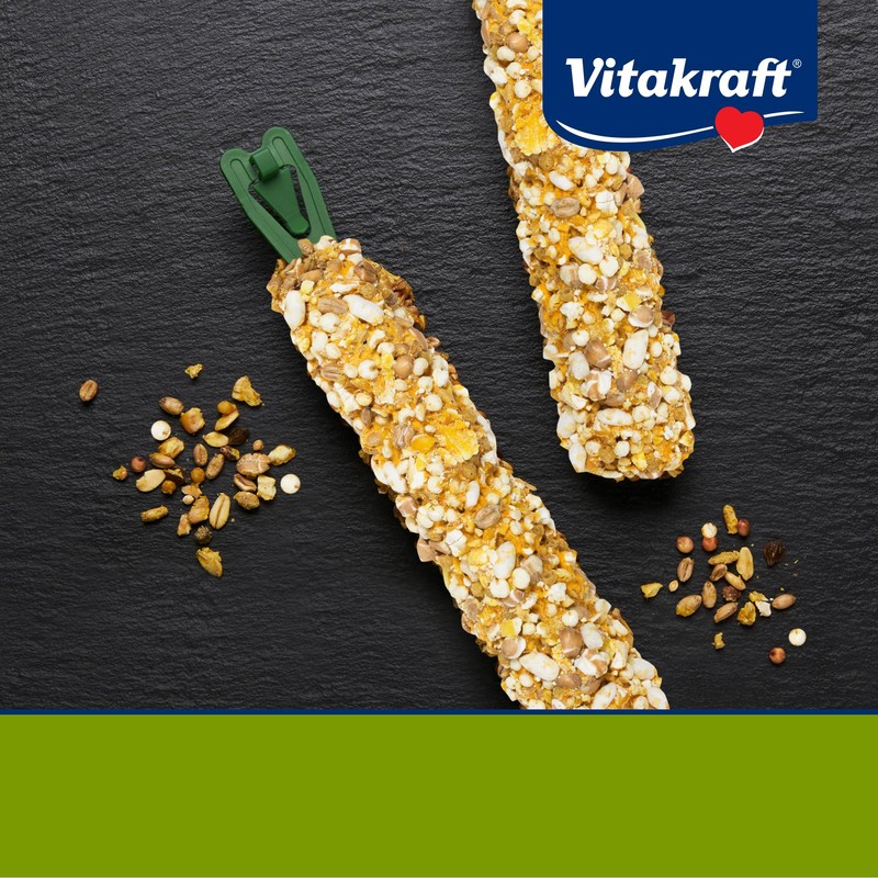 Vitakraft Rabbit Popped Grains & Honey Treat Sticks 2 Pack,