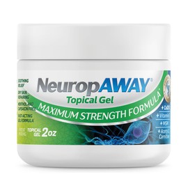 NeuropAWAY® Maximum Strength Gel, for Nerve discomfort, Burning, Tingling, and Numbness 2oz