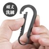 TIMULTI Carabiner, Titanium Keychain, Quick Release, Key Hook, Lightweight, Key
