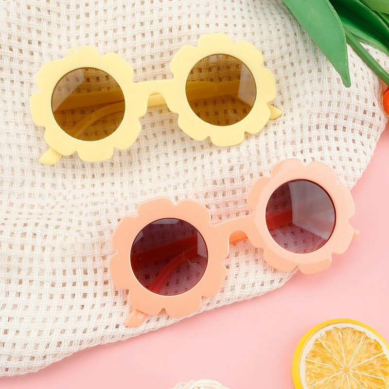 Flower Sunglasses for Girls Sunglasses Bachelorette Sunglasses for Women Sun