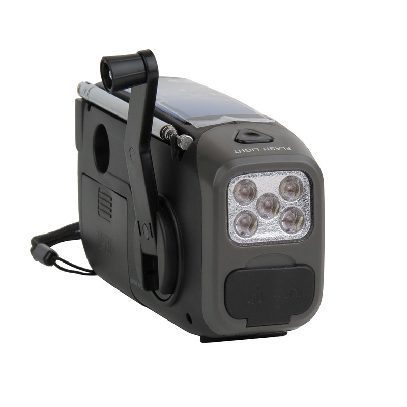 Kaito KA350GY Voyager Trek Solar/Crank AM/FM/SW NOAA Weather Radio with