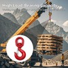 5 Tons Lifting Swivel Hook with Safety Latch 3/4'' and