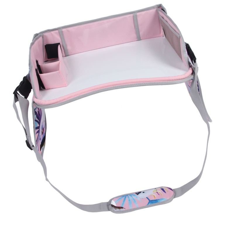 Kids Travel Tray Erasable Drawing Board Organization Pockets Activity Essentials