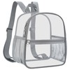 USPECLARE Clear Backpack Stadium Approved 12X11x6, Waterproof Clear Bag Stadium