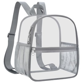 USPECLARE Clear Backpack Stadium Approved 12X11x6, Waterproof Clear Bag Stadium Backpack for Concert Work Sport Event