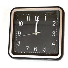 Argenmexwatch Reloj De Pared Clasico Silencioso Cuadrado