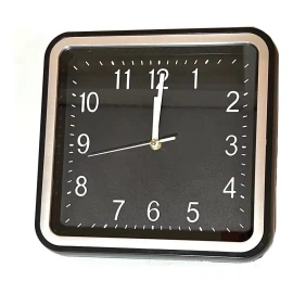 Argenmexwatch Reloj De Pared Clasico Silencioso Cuadrado
