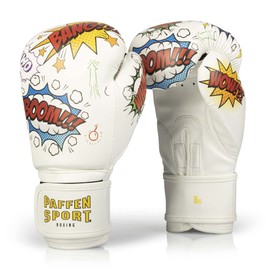 Kids Comic Boxing Gloves Unzen: 6 Colour: White