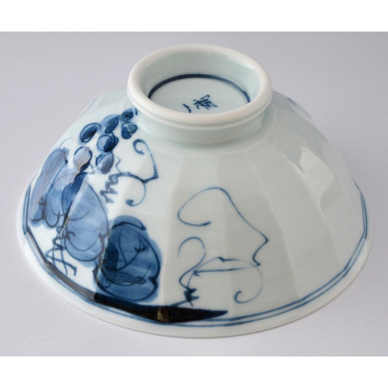 Hasami ware one saitō Kilns, Lightweight Rice Bowl (Large) Inside