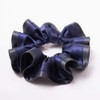 EILY ILY [Floral Gift Box] Bi-color Satin Scrunchie (Royal Navy)