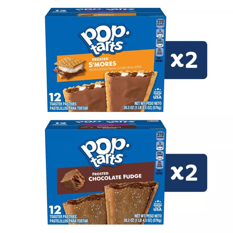 Pop-Tarts Chocolate Variety Pack, 48 ct.