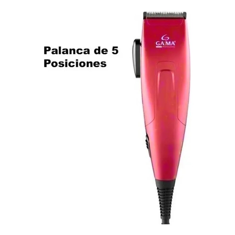 Juego Peluquería Pelo Barba Y Recortadora Vello Nariz Orejas Rojo